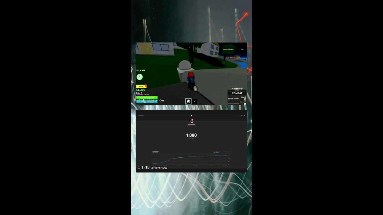 hangout lounge and playing roblox (sub goal 1080 )