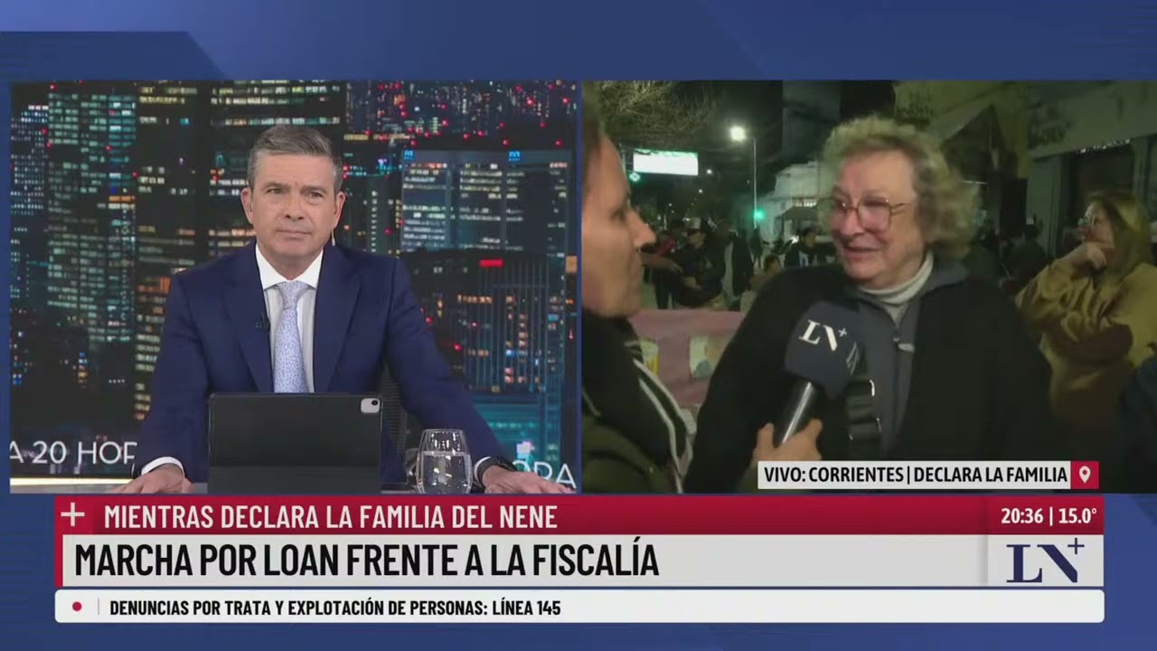 En vivo desde Corrientes: declaran los papás de Loan y cuatro hermanos