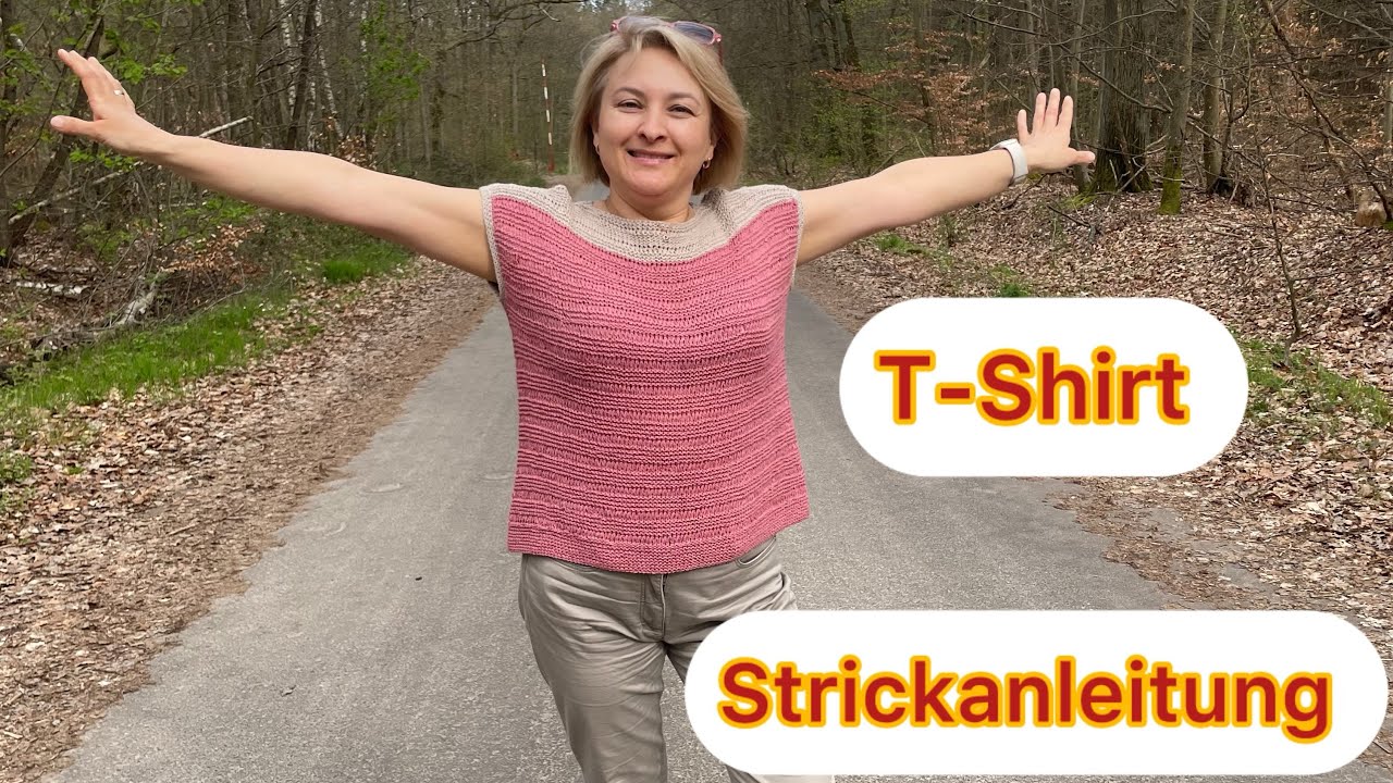 T-Shirt selber stricken #dropsbelle  #strickanleitung
