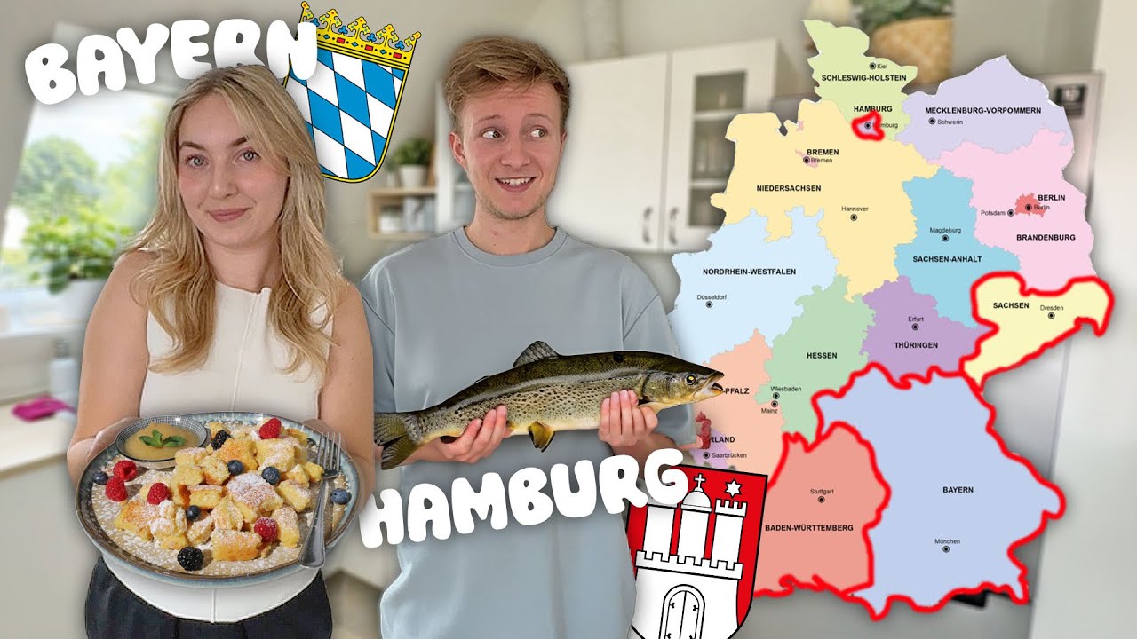Wir essen Gerichte aus JEDEM Bundesland 🇩🇪