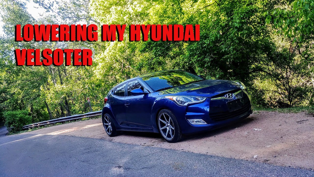 Lowering my Hyundai Veloster with Lowering Springs