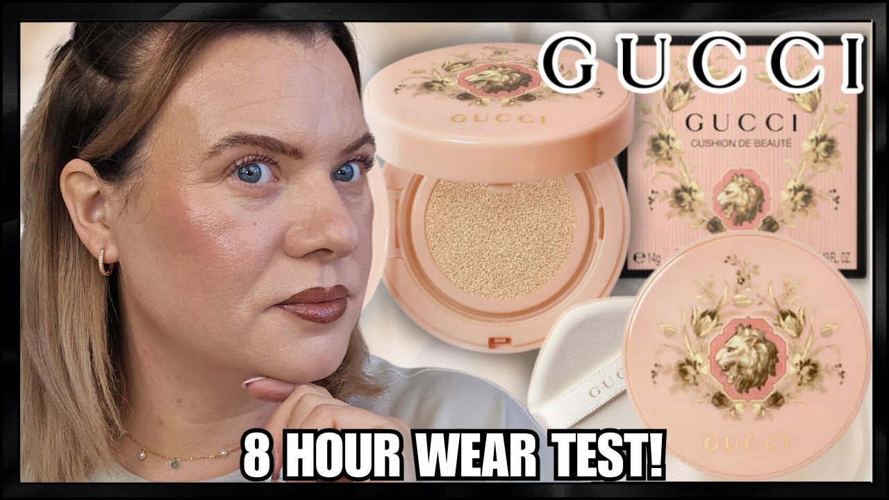 Обзор тонального крема Gucci Cushion de Beauty и 8-часовой тест на стойкость! | Клэр Уолч