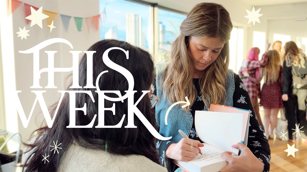 Attending My First Author Events ✍️🥰 Weekly Vlog