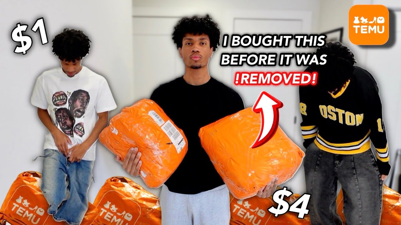 I TESTED TEMU'S DISTURBINGLY CHEAP CLOTHING.. *$500 Try On Haul*