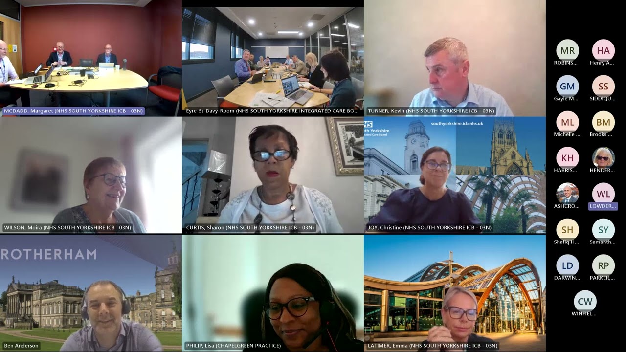 NHS South Yorkshire Integrated Care Board (ICB) - Board Meeting - 3 July 2024