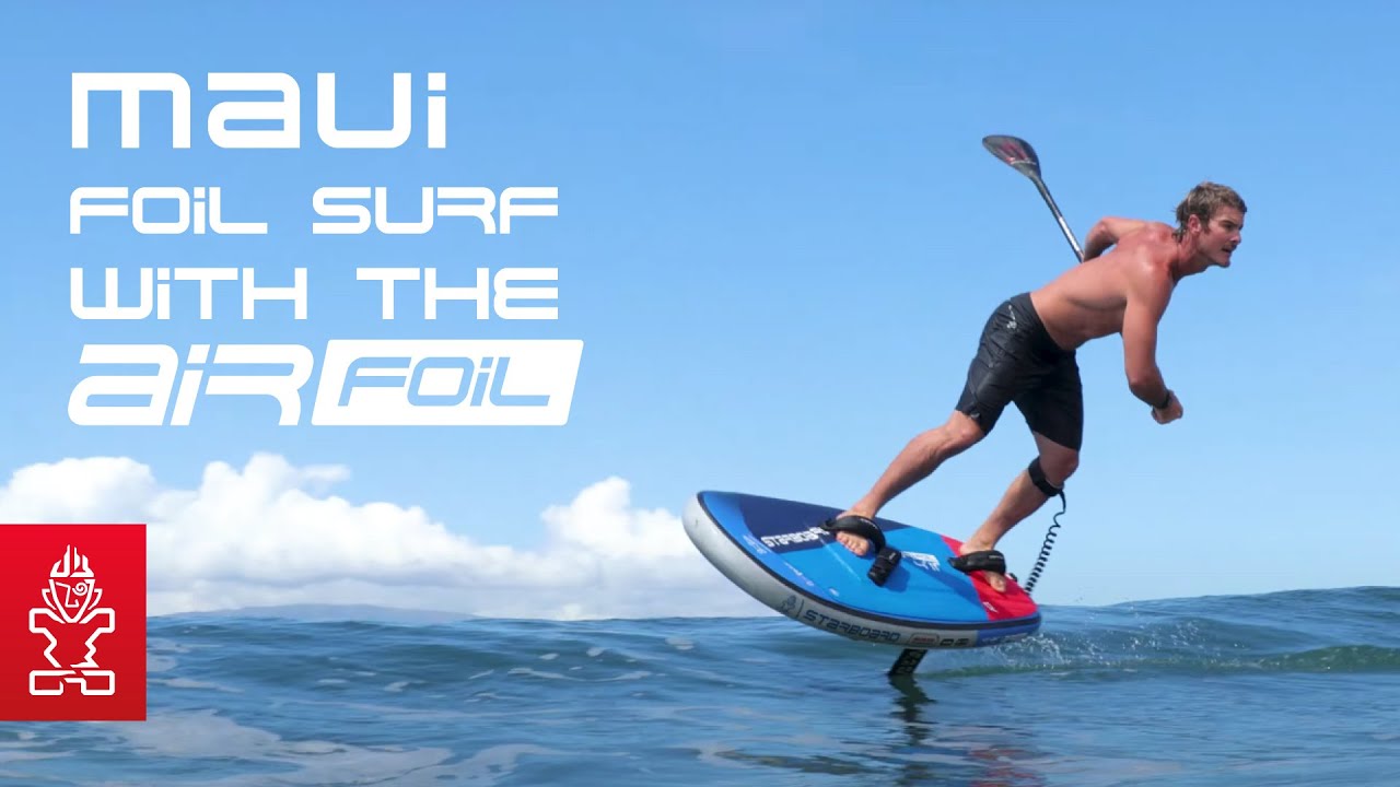 Zane Schweitzer rides the Starboard inflatable foil board, the Air Foil.