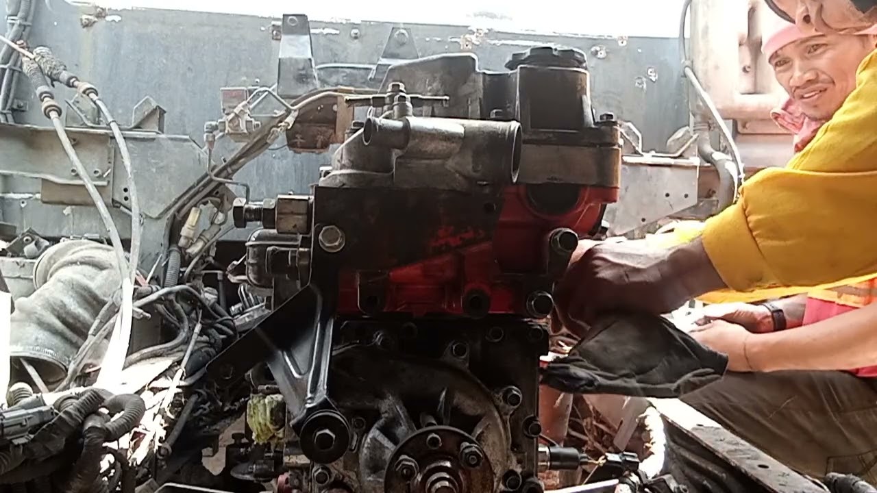 Continue assembled 6HL1 Engine part 5