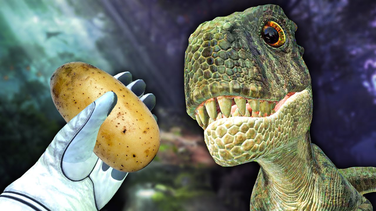 My T-Rex is VEGAN in Robinson: The Journey VR!