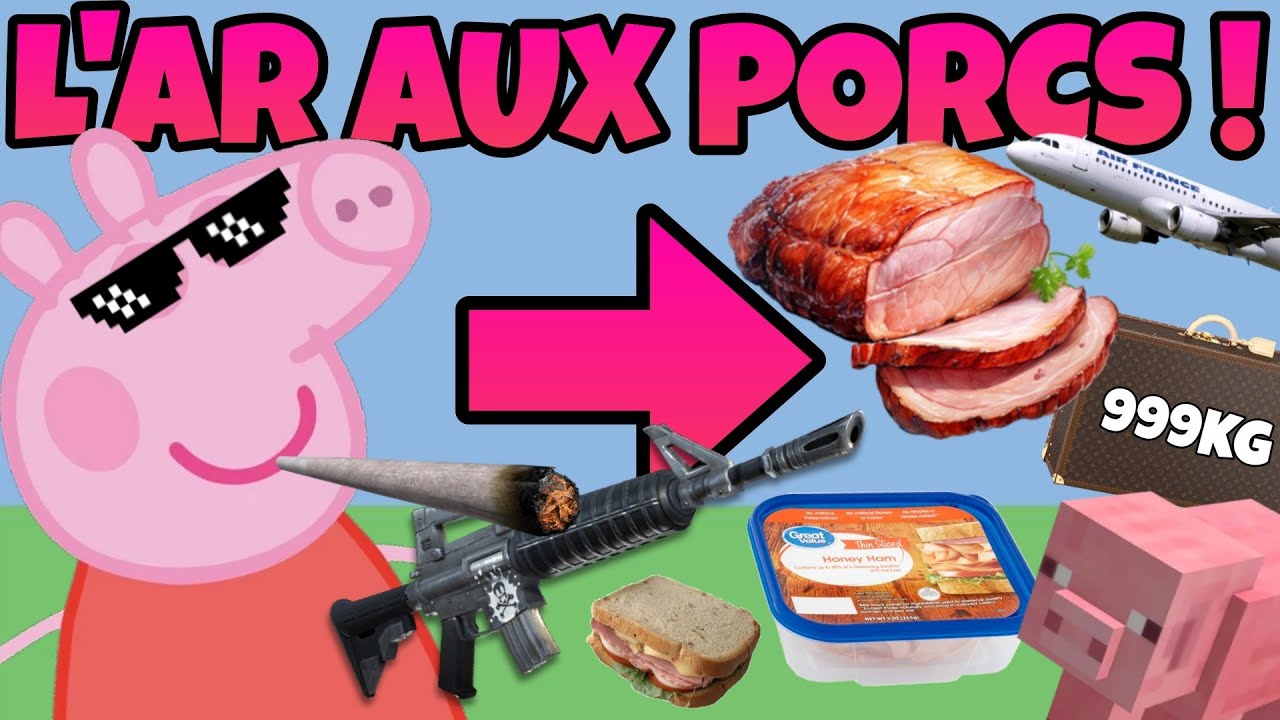 Peppa pig va à L'AR  des porcs Ep. 1