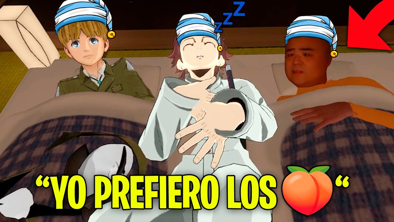 ARMIN Y TANJIRO HACEN UNA PIJAMADA