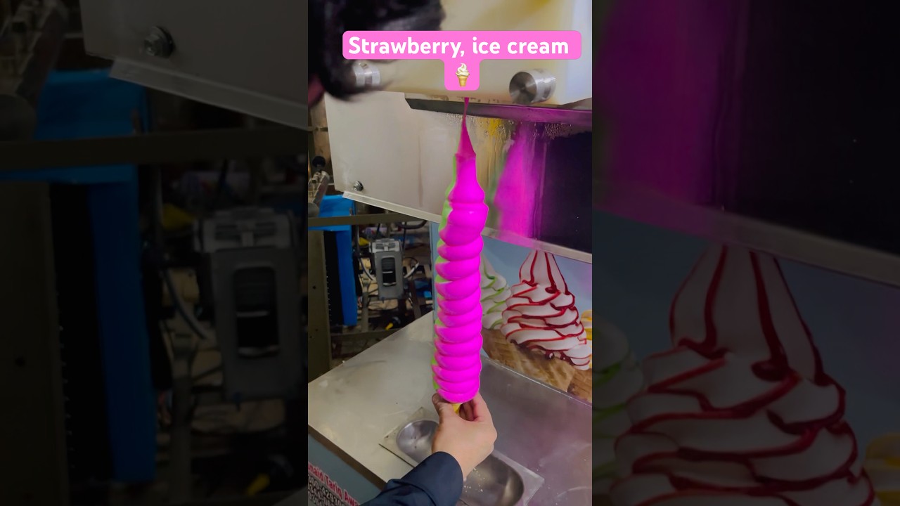 You Won’t Believe How Fast This Machine Makes Ice Cream🍦