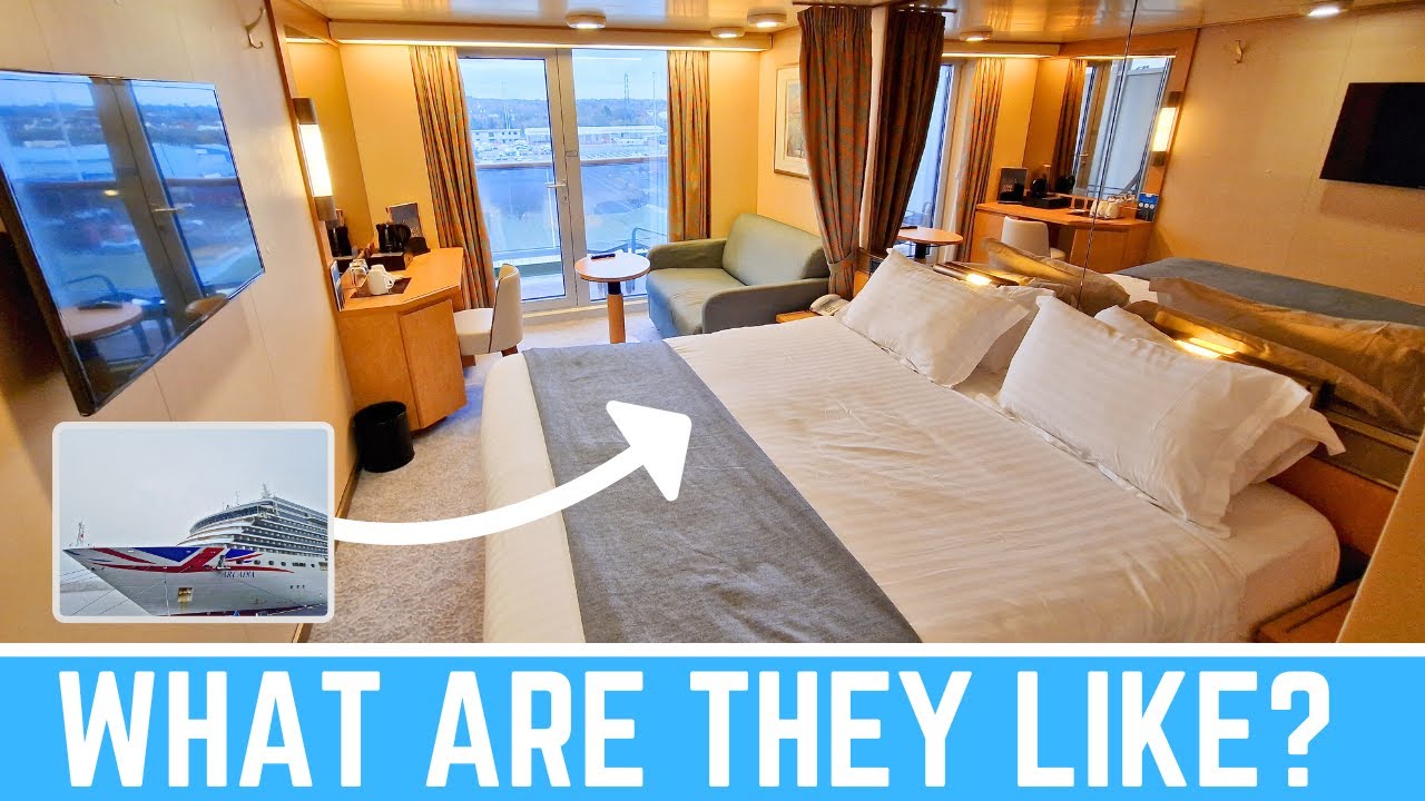 P&O Arcadia Deluxe Balcony Cabin Tour!