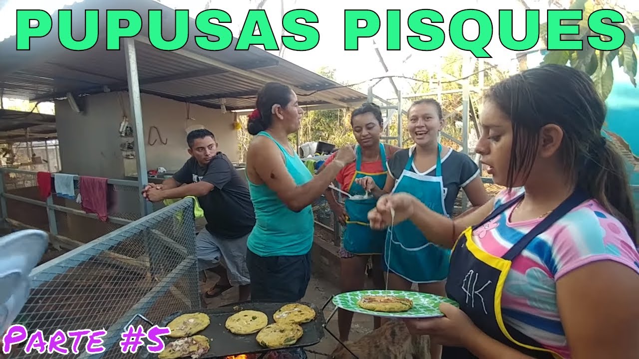 "Pupusas pisques 4K" Que buen invento nos inventamos. Tamales Pisques Salvadoreños. Parte 5