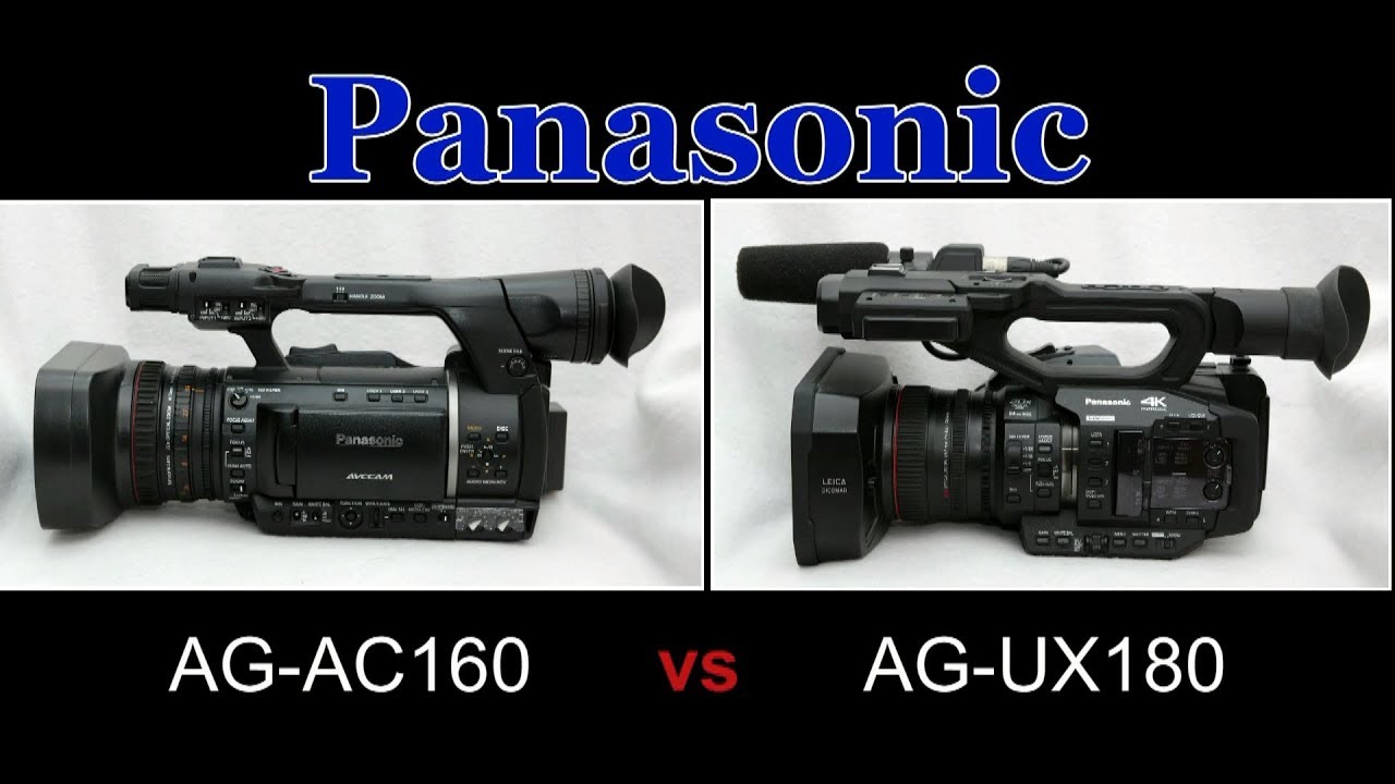 Panasonic AC160 vs UX180 GAIN test