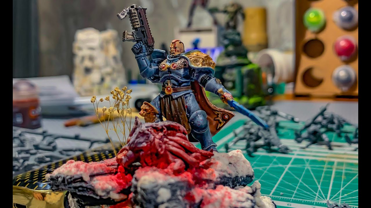 Fenrisian kitbash diorama. Part 1