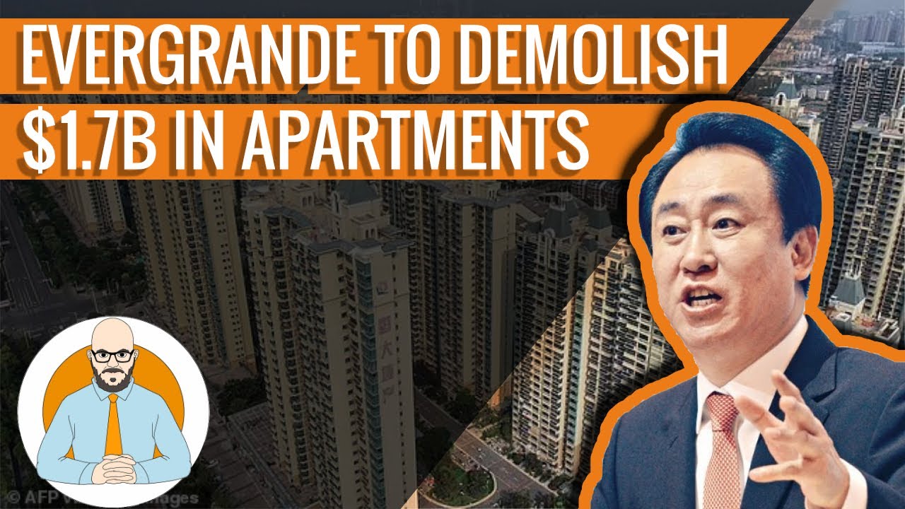 Evergrande Shares Suspended & they Must Demolish $1.7 Billion In Illegal Apartments