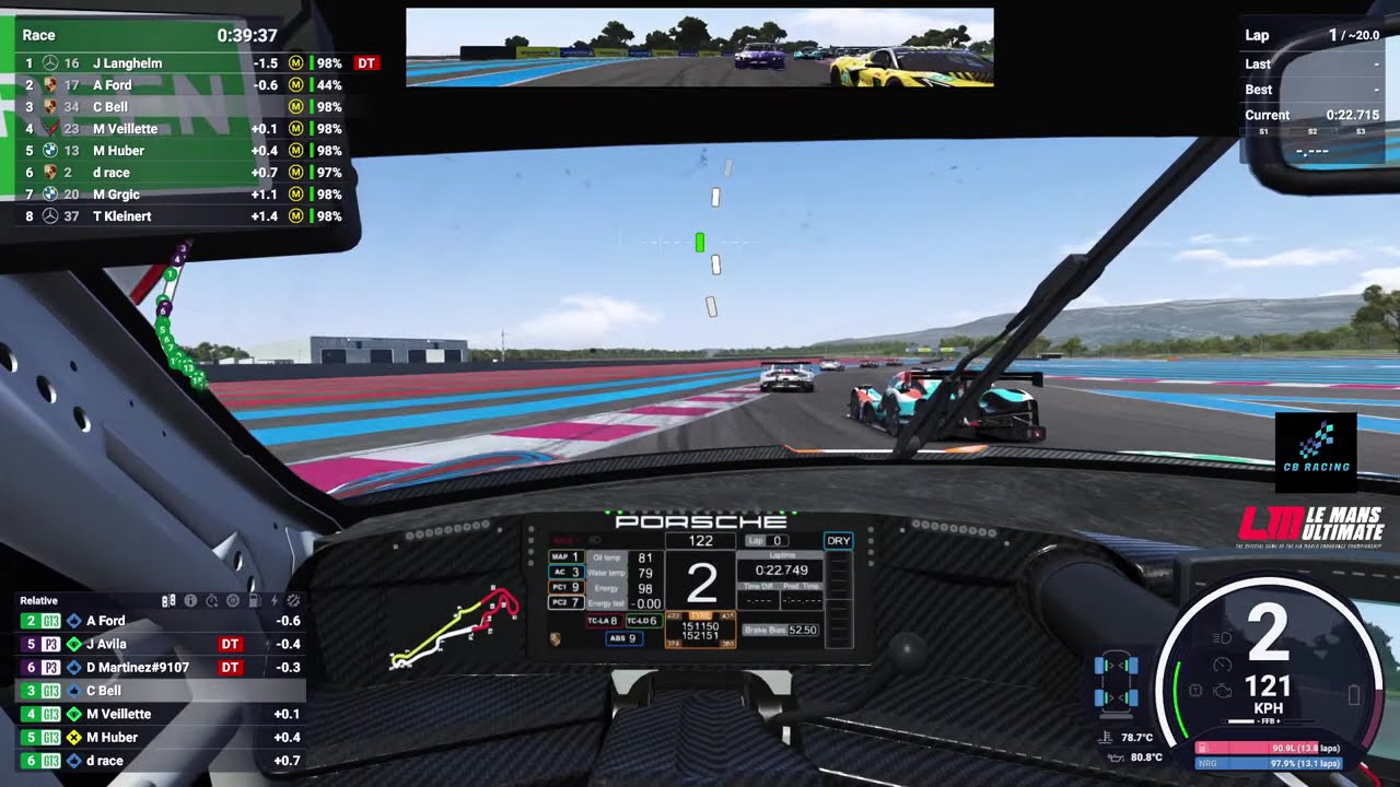 A Class Win! (Onboard) - Le Mans Ultimate Online - EMLS Sprint Cup - Paul Ricard, Porsche 911 GT3R