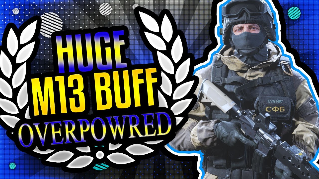 the NEW SHRED GUN! (m13 buff)