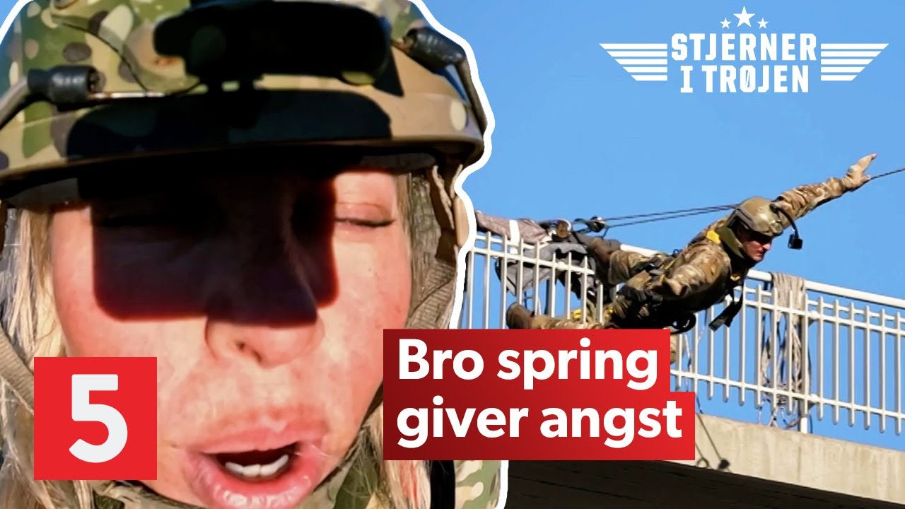 Hop fra bro er for meget for nogle af rekrutterne | Stjerner I Trøjen | Kanal 5 Danmark