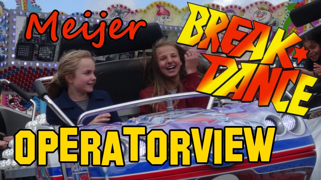 Breakdance Meijer operatorview met showmaster Joey