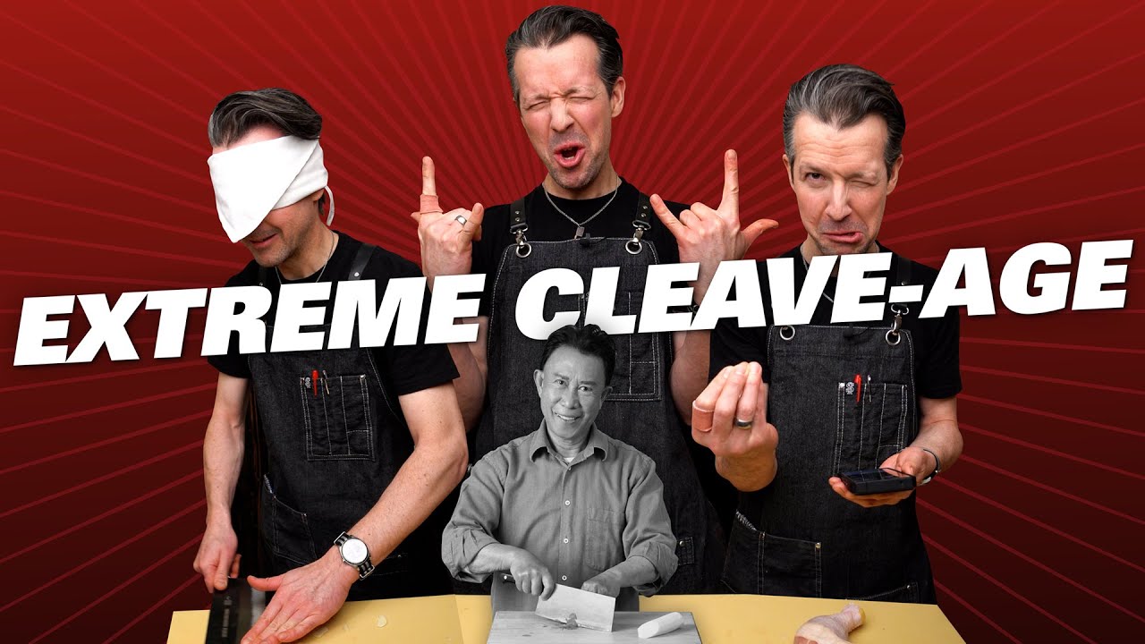 CHINESE CLEAVER CHALLENGE - How do We Measure up to Chinese Chefs?