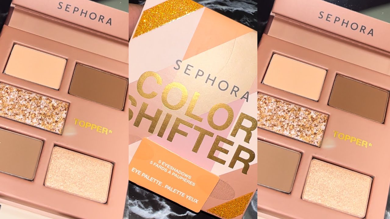 Sephora Collection Color Sifter Mini Eyeshadow Palette &ldquo;Khaki illusion&rdquo; Swatches