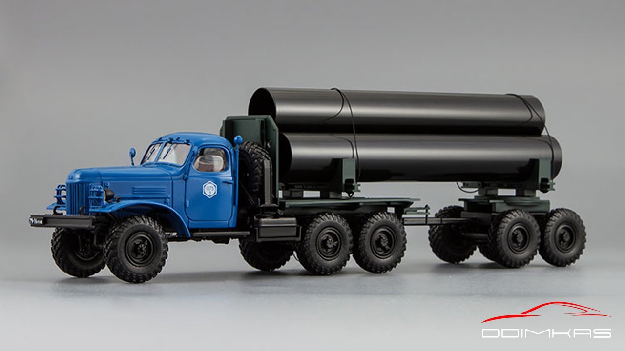 ЗиЛ-157К/ТВ-5 трубовоз || DiP Models || Обзор масштабной модели 1:43