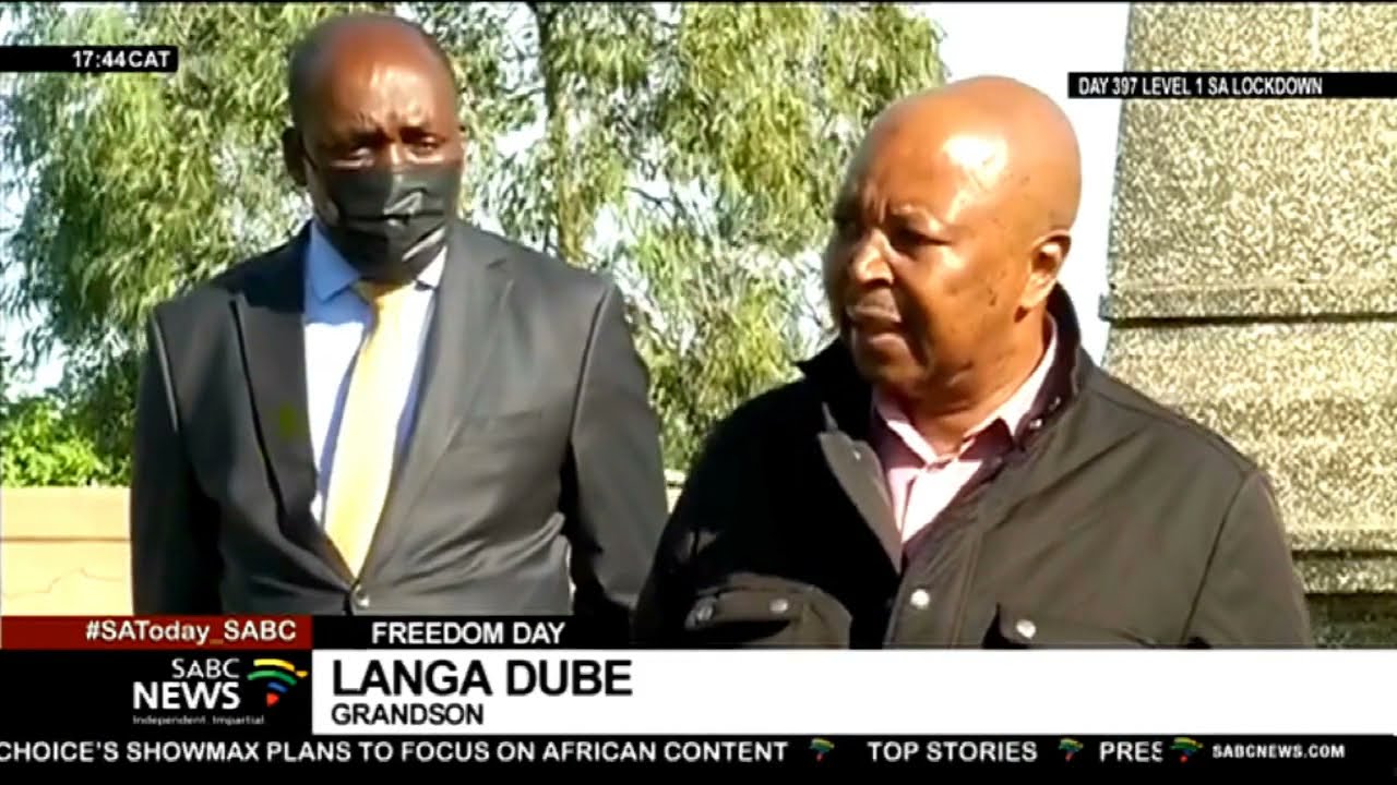 Freedom Day I First president of the ANC John Langalibalele Dube remembered