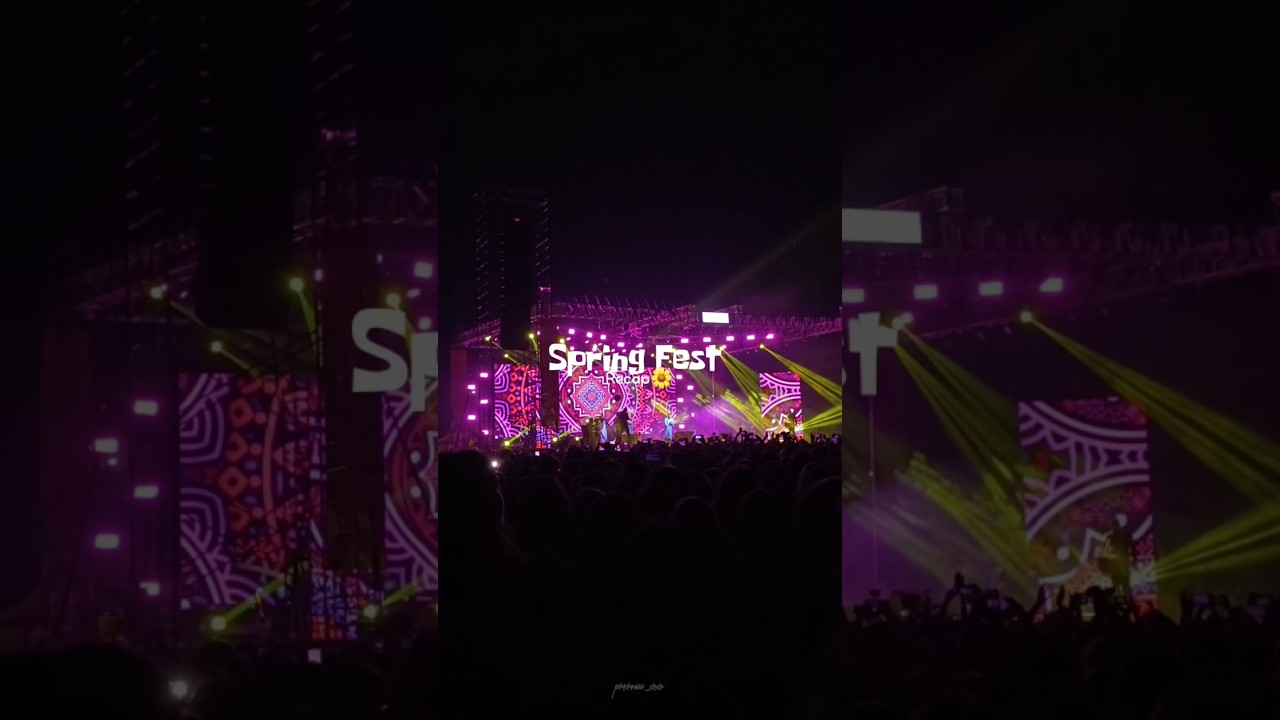 Spring fest 2025 mini vlog😍 #iitkharagpur #iitkgp #springfest #iit #concert