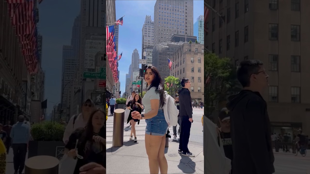 Newyork!#tranding #viralreels #shortvideo #fashion #reel #djremix #longhair @Gauri.sharma-Nikki