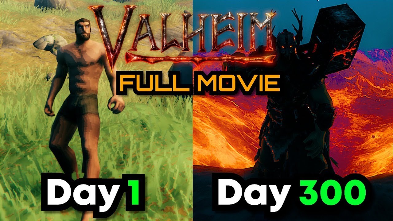 I Spent 300 Days In Valheim (FULL MOVIE)