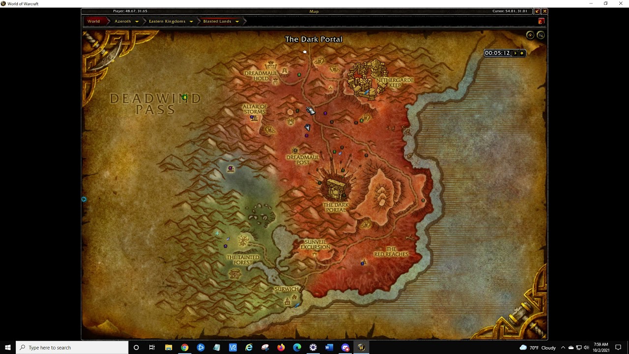 Farming Flawless Draenethyst Sphere in the Blasted Lands
