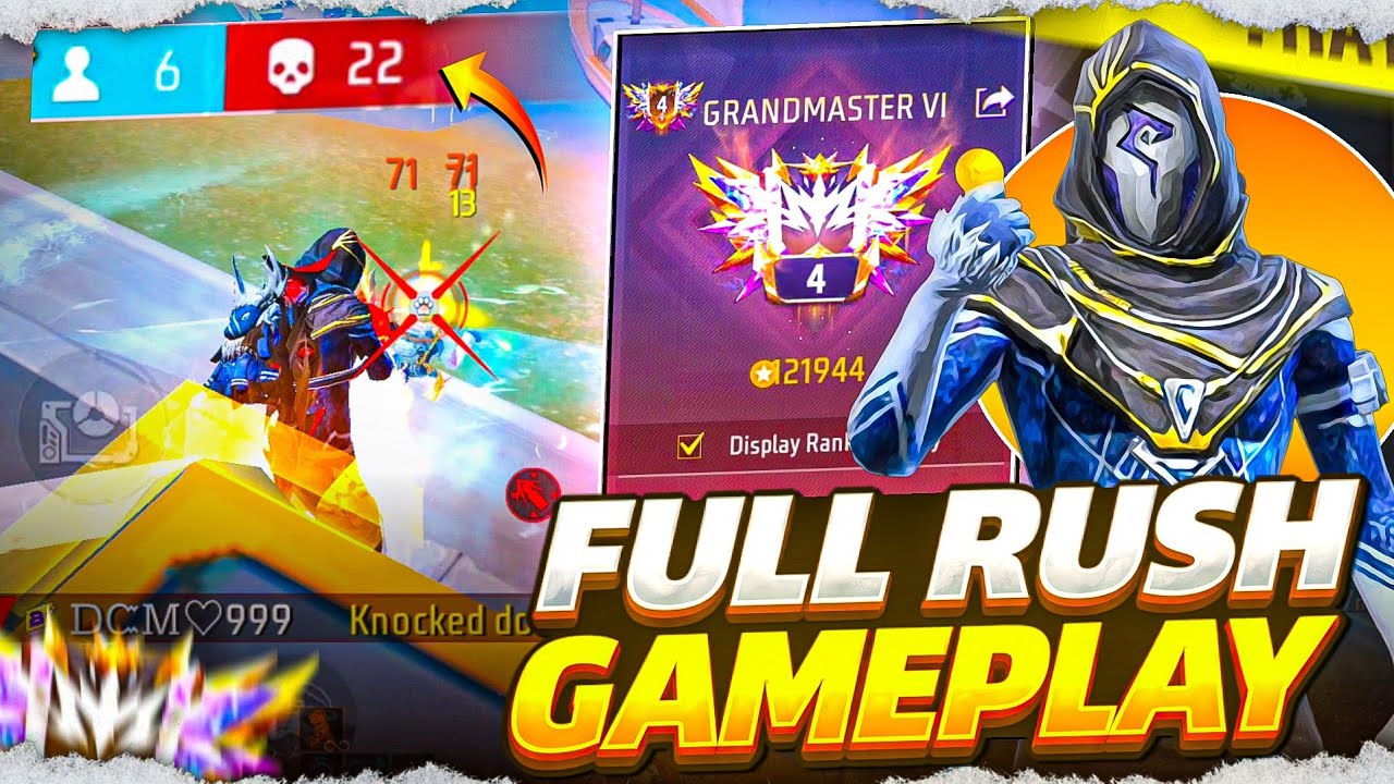 Full Rush Gameplay On Region Top 4 🔥| Region Top 1 Pushing 