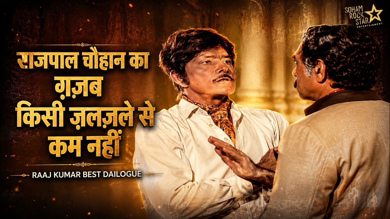 Raaj Kumar & Amrish Puri Best Scene | Suryaa Movie | राज कुमार के बेस्ट डायलॉग्स |Suryaa Best Scenes
