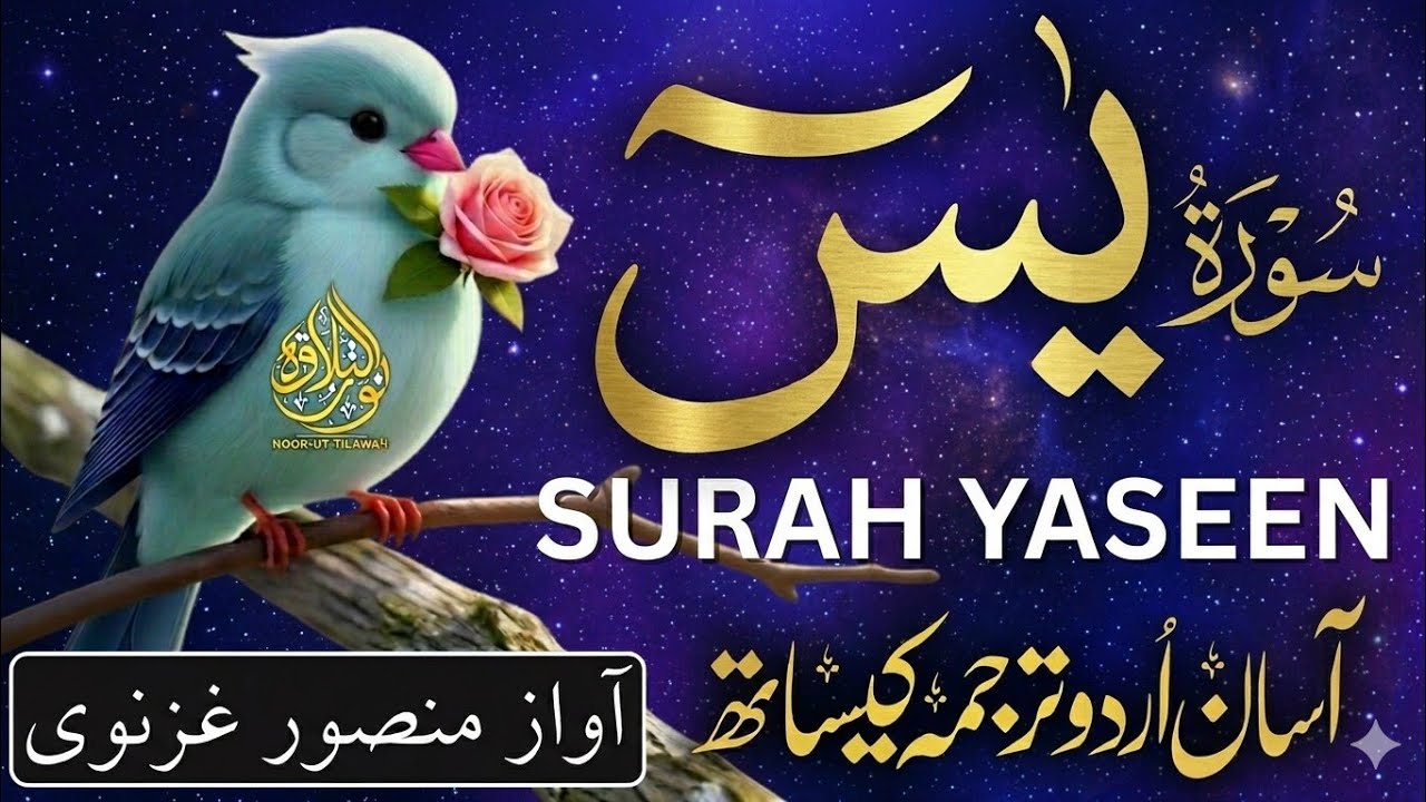 Surah Yasin Full with Urdu Translation | Morning Recitation for Barakah | Qari Mansoor Ghaznavi | 