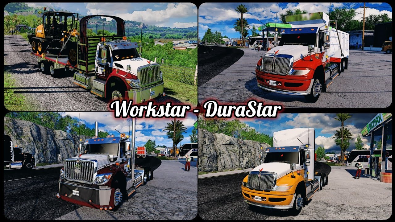Descarga:Pack Internacional Workstar-DuraStar / Regalo por 3.5k | Américan Truck Simulador 1.58 