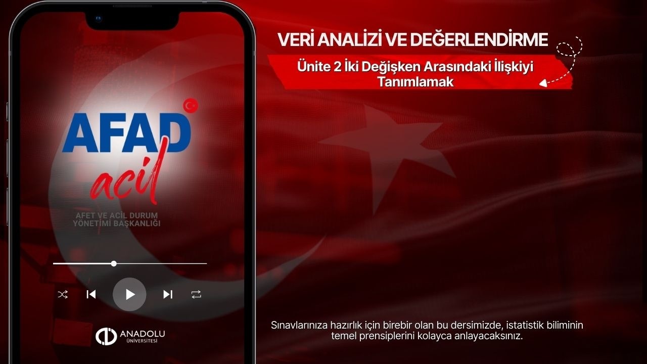 Ünite 2: İki Değişken Arasındaki İlişkiyi Tanımlamak