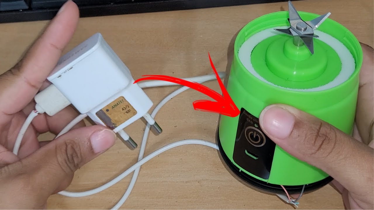 como ligar mini liquidificador direto na toma sem bateria