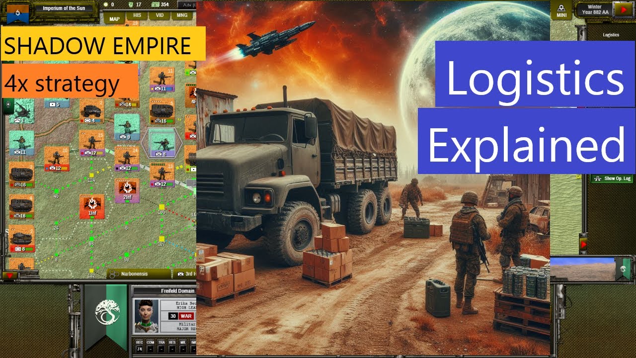 Shadow Empire | Logistics Explained