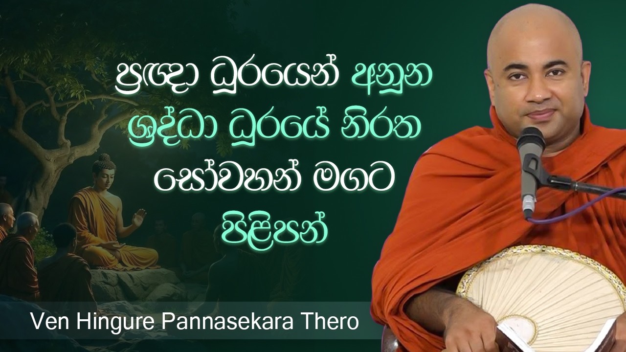 ප්‍රඥා ධූරයෙන් අනූන ශ්‍රද්ධා ධූරයේ නිරත සෝවහන් මගට පිළිපන් │ Ven Hingure Pannasekara Thero │Suwatha