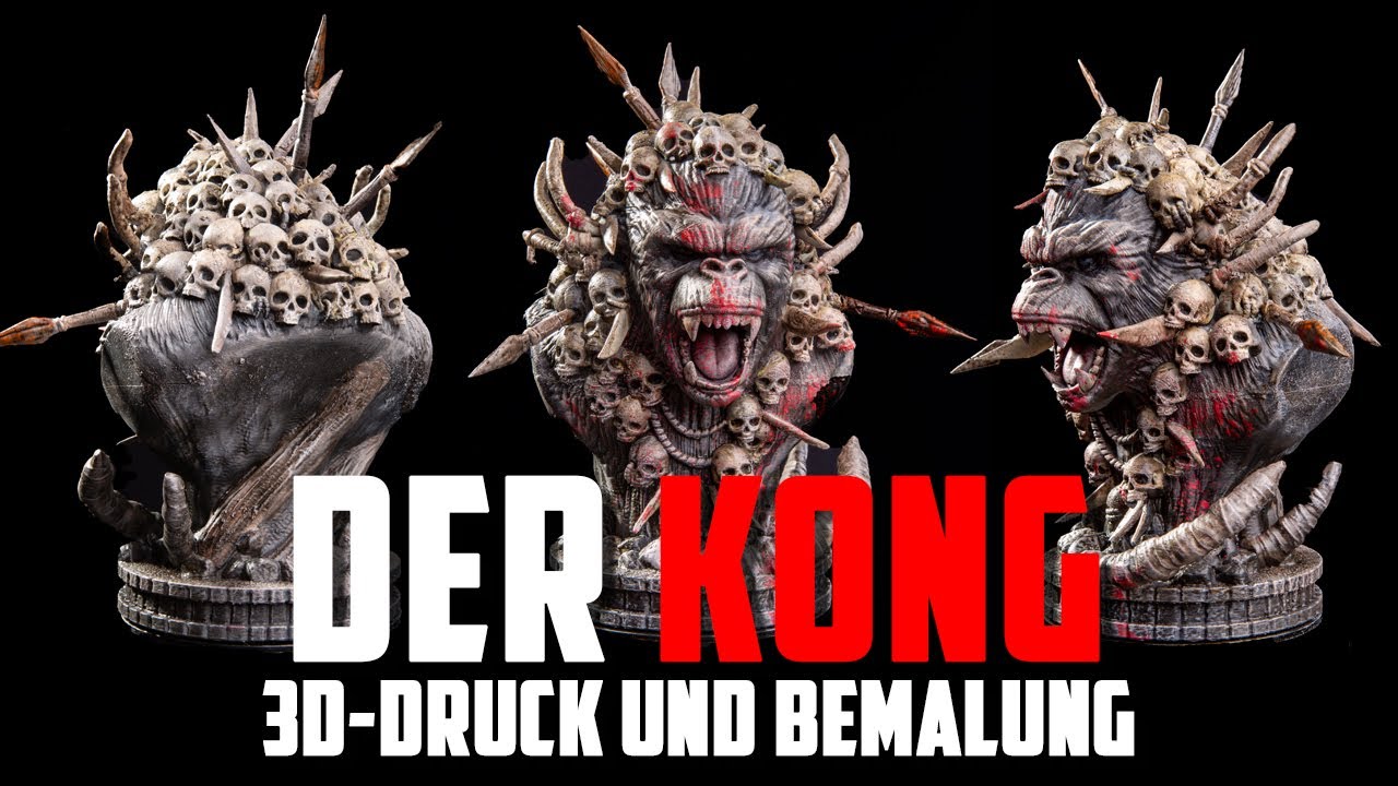 King Kong Büste bemalen: Einfache Schritte für beeindruckende Ergebnisse
