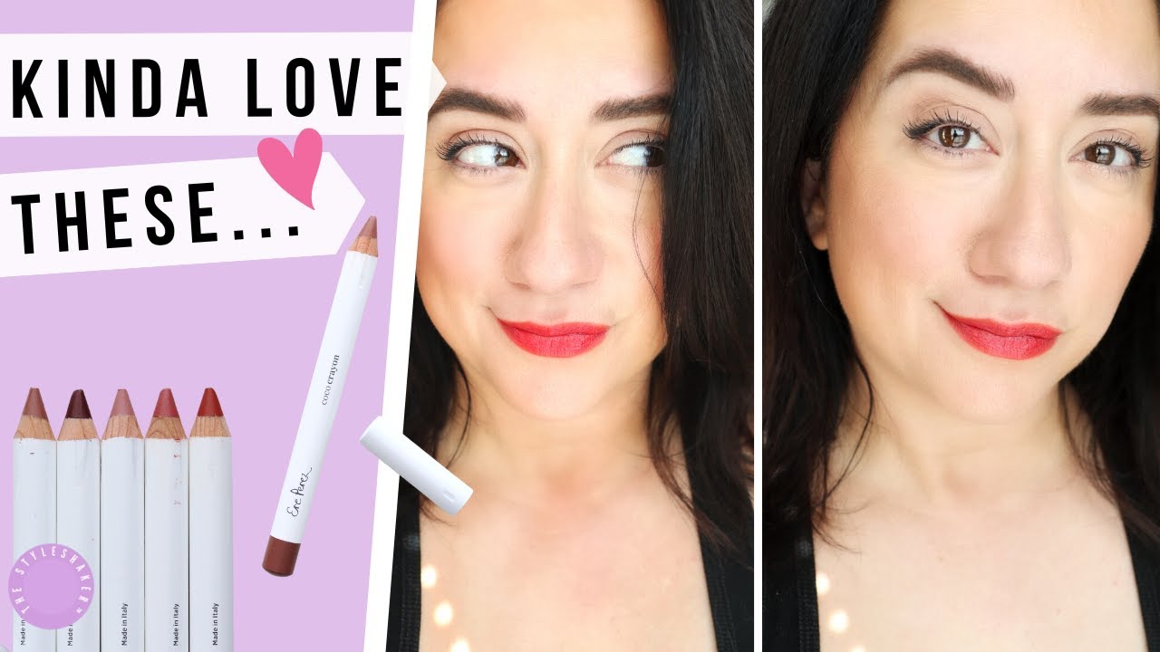 Before You Buy the Ere Perez Coco Crayons Lip Pencils Watch My Honest Review | Clean Beauty Guide