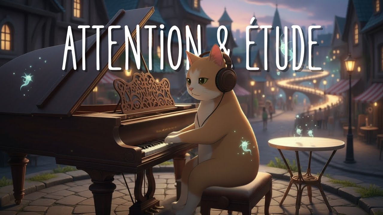 Musique douce pour travailler et étudier, cerveaux TDAH