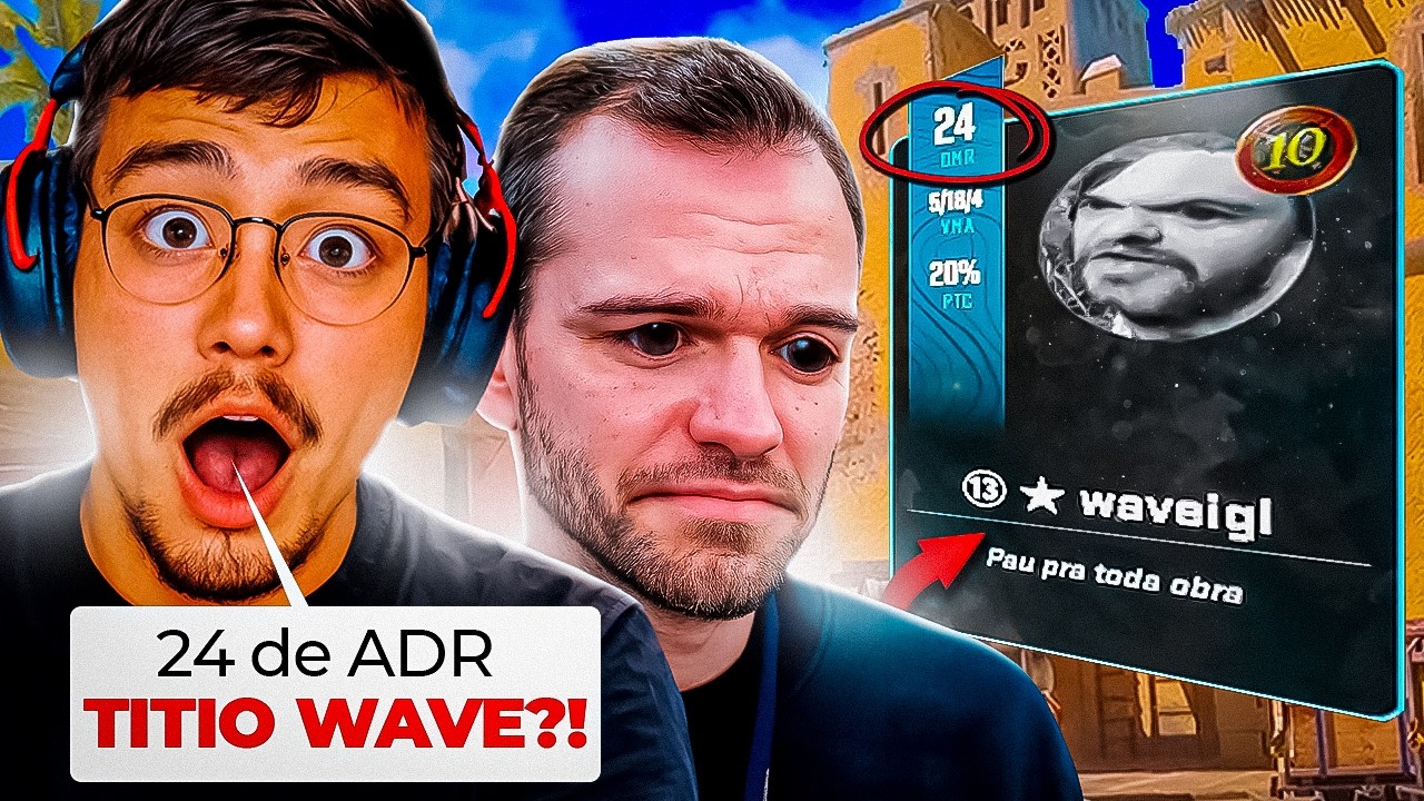 O Titio WAVEIGL bateu o RECORDE de ADR MAIS BAIXO da HISTORIA do CS2?!😂