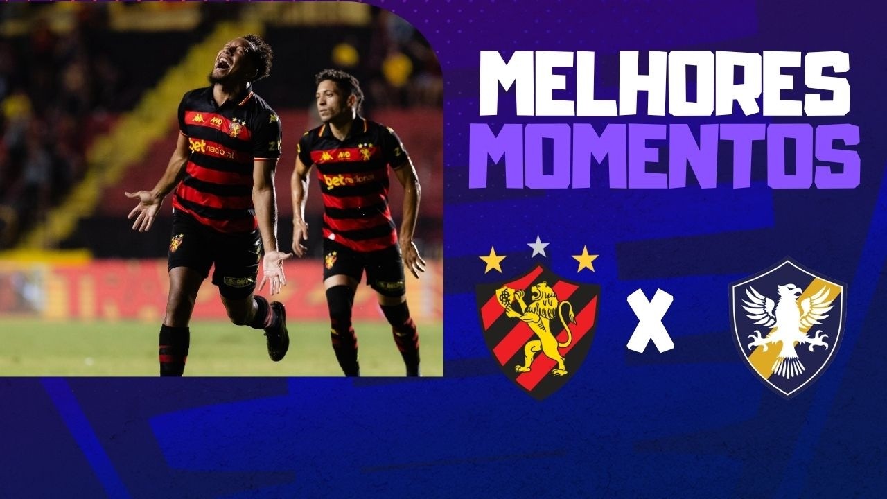 Sport 3 x 0 Retr&ocirc; - Melhores Momentos - Copa do Nordeste - 08.04.2026