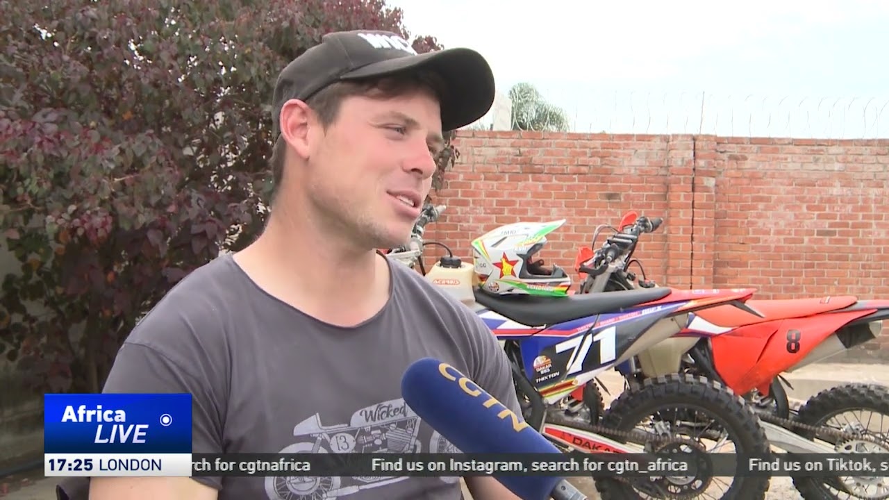 Zimbabwean motocross rider Ashley Thixton focusing on Dakar Rally debut