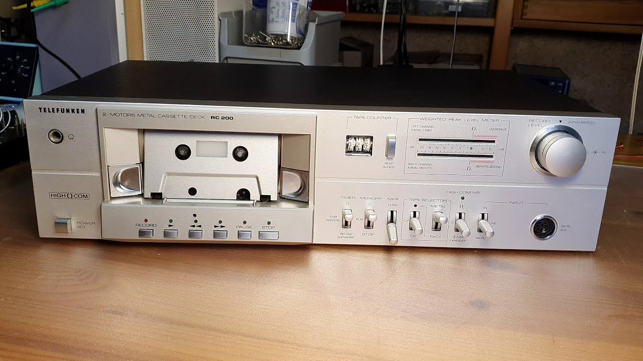 Telefunken RC 200 cassette deck repairs