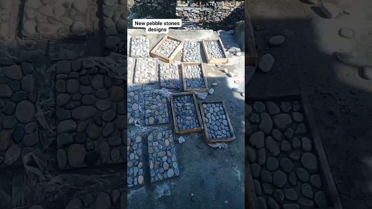 Pebble stones slabs #construction #stonelaminates #design #art #designart #home #artandcraft #quartz