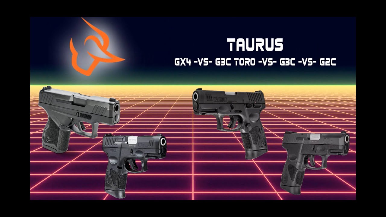Taurus GX4 против G3C TORO против G3C против G2C