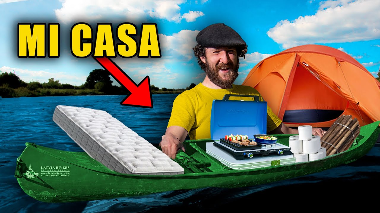 3 D&iacute;as Viviendo en una CANOA AUTOSUFICIENTE